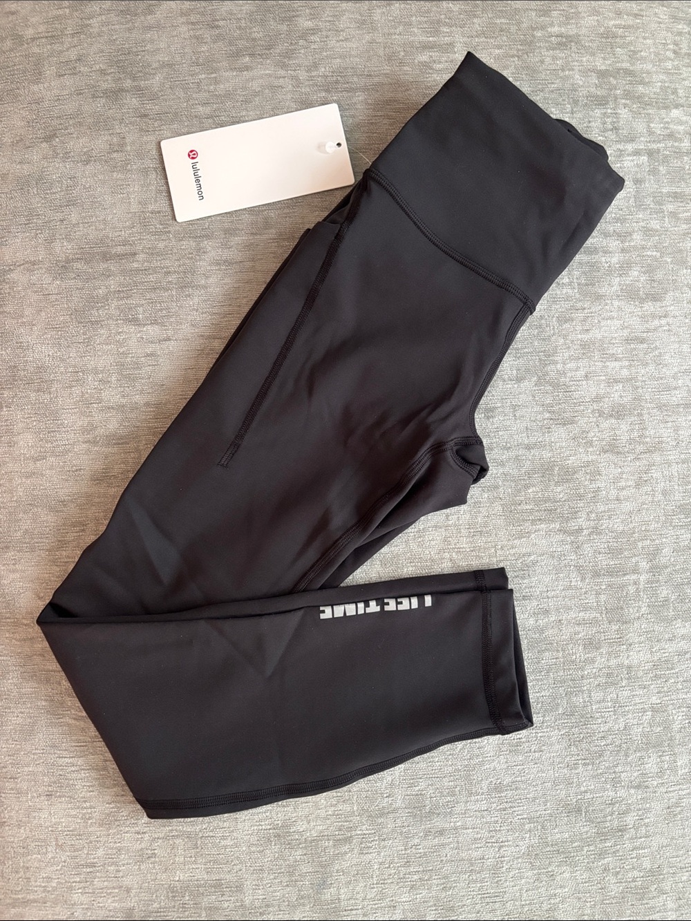 lululemon athletica Black Wunder Train Leggings 25” with pockets